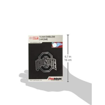 Ohio State Buckeyes Auto Emblem - Silver