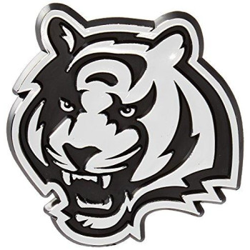 Cincinnati Bengals Auto Emblem - Silver