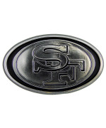 San Francisco 49Ers Auto Emblem - Silver