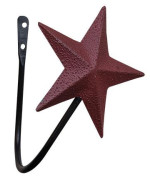 2/Set - Burgundy Star Curtain Tieback