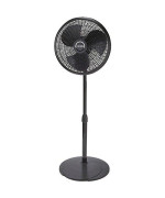 16 Pedestal Fan Black