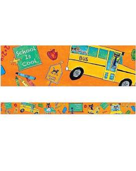 Edupress Pete The Cat School Is Cool Straight Border Trim (Ep63268)