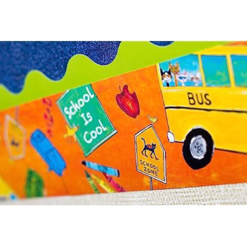 Edupress Pete The Cat School Is Cool Straight Border Trim (Ep63268)