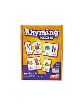 Junior Learning Jl656 Rhyming Puzzles, Multi