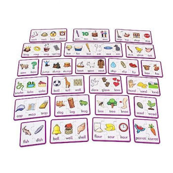 Junior Learning Jl656 Rhyming Puzzles, Multi