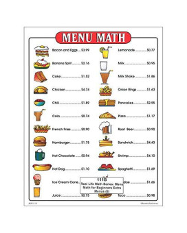 Menu Math For Beginners 6Pk Extra