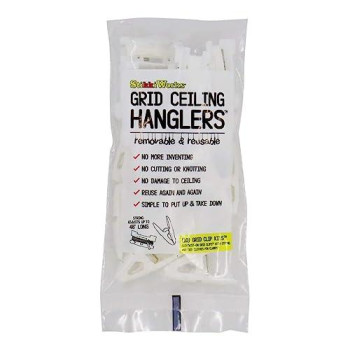 Schoolsource - 33032 Ceiling Hanger Grip Clips, Pack Of 10 - 069360