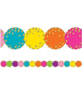 Confetti Circles Diecut Border Trim