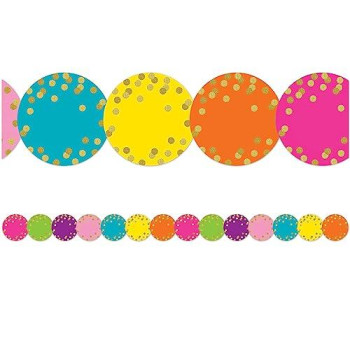 Confetti Circles Diecut Border Trim