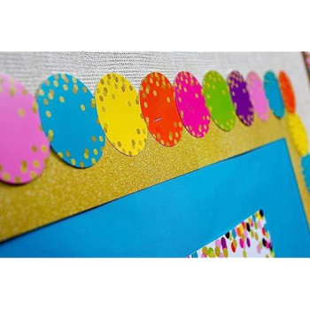 Confetti Circles Diecut Border Trim