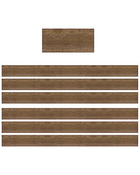 Home Sweet Classroom Wood Design Straight Border Trim, 35 Feet Per Pack, 6 Packs