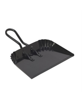 Dust Pan Metal Blk 17W