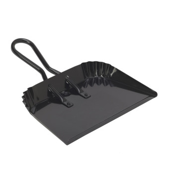 Dust Pan Metal Blk 17W