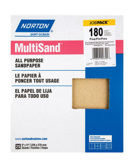 Sandpapr 9X11 180G 25Pk