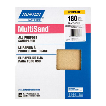 Sandpapr 9X11 180G 25Pk