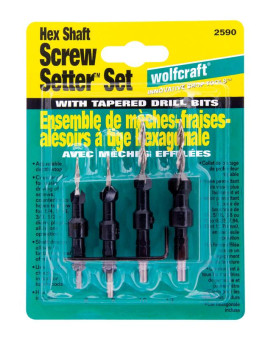 Screwsetter Bit Set 4Pc