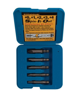 Screw Remover 1/4 5Pk