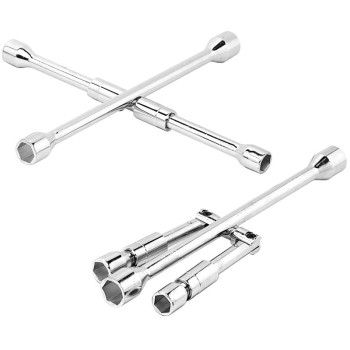 Folding Lug Wrench 4Way