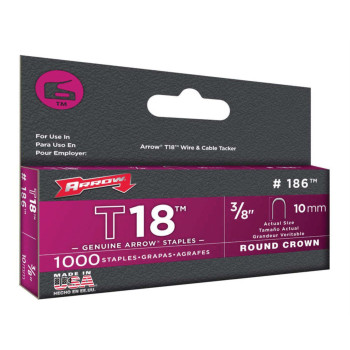 Staple T18 3/8 Pk1000 (Pack Of 5)