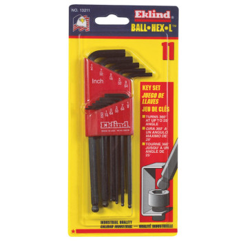 Hex Key Balldriver 11Pc