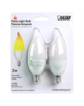 Led Flame Effct 2W 2Pk