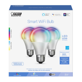 Led Smart Bulb 60W 3Pk