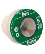 Fuse Plug Fustat 30A 4Pk