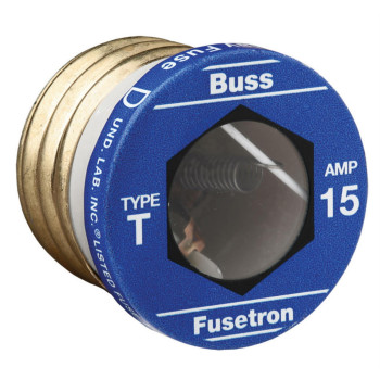 Fuse Plug Fusetrn15A 4Pk