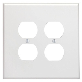 Wallplate Ovrszd 2G-R Wh