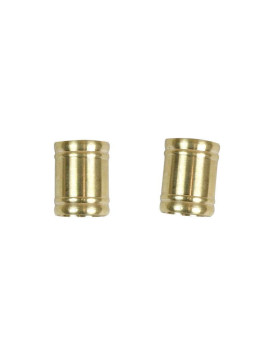 Couplings 1/8 Brass Pk2