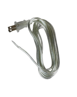 Lamp Cord 8' Silver Pk/1