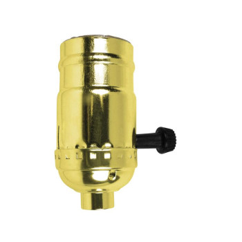 Brass 3-Way Turn Knob