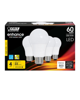 Led Feit A19 60W Eq Bw