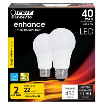 Led Feit A19 40W Eq Sw