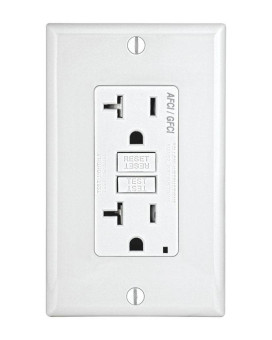 Afci/Gfci Outlet20A Wht