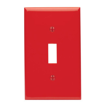 Wallplate Togl 1G Red