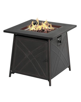 Fire Pit Propan Sqr 28