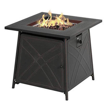 Fire Pit Propan Sqr 28