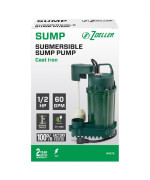 Sump Pump 1/2Hp 60Gph