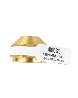 Gas Applc Cap15/16Brs (Pack Of 5)