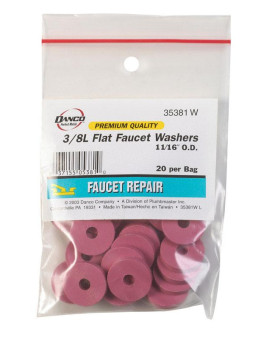 Flat Faucet Washer 3/8L