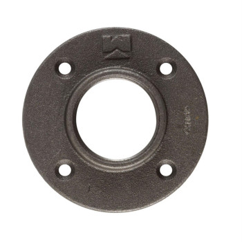 Floor Flange 1/2Black (Pack Of 5)