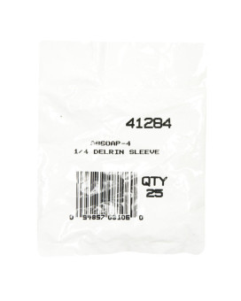 Comprsn Sleeve1/4Delrin (Pack Of 25)