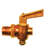 Drain Valve 1/4Brs Lvr