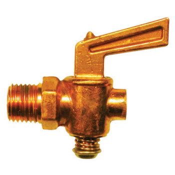 Drain Valve 1/4Brs Lvr