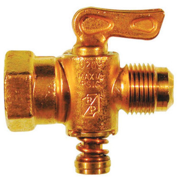 Flare Valve Brs3/8X1/2