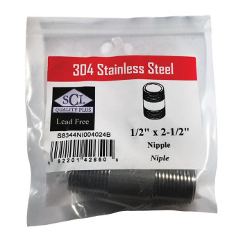 Nipple Ss 1/2 X 2.5