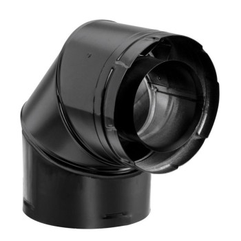 Pipe Elbow Direct 90 Blk