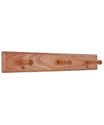 Oak Fnsh Trpl Robe Hook