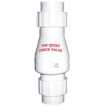 Check Valve Quiet Wht1.5